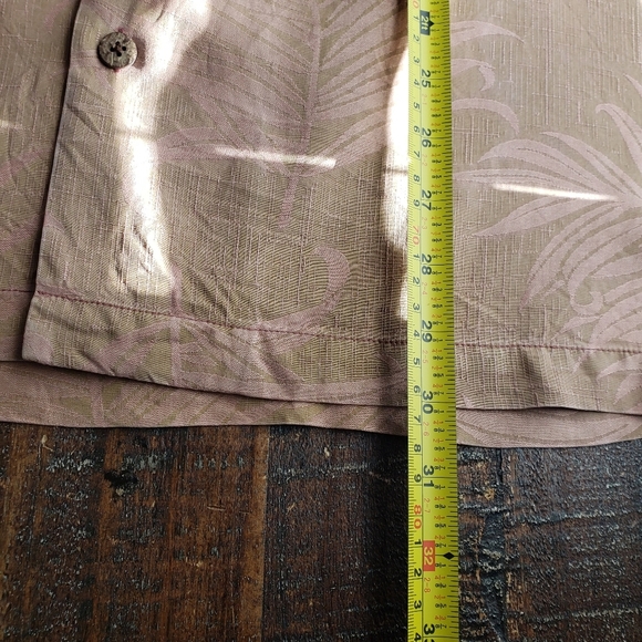 VTG Tommy Bahama Relax Hawaiian Shirt Men 100% Silk Single Pocket Tropic Size M - Picture 10 of 10